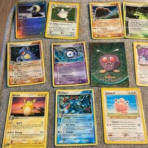 Pokémon cards and deck storage set